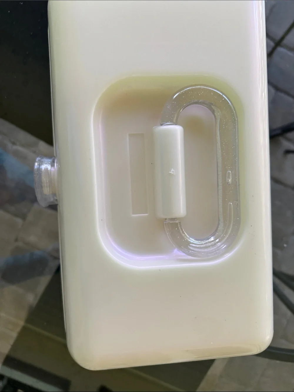 Caboodles Cream Cosmetic Case with Handle